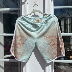 All Things Fabulous Beach Scene Cotton Shorts NWT